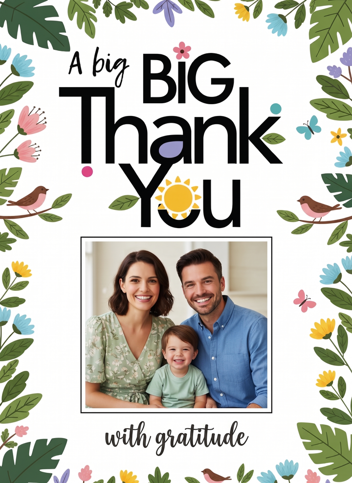 Endless Appreciation Here - Custom Card